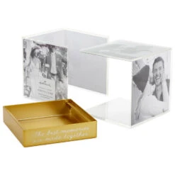 Hallmark Photo Cube Acrylic Picture Frame, Holds 5 Photos 8 Hallmark Photo Cube Acrylic Picture Frame, Holds 5 Photos -Hallmark Shop Memory Cube Picture Frame for 5 Photos 1ERL1213 03