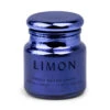 Paddywax Chroma Limon Cobalt Metallic Glass Candle, 2.5 Oz.