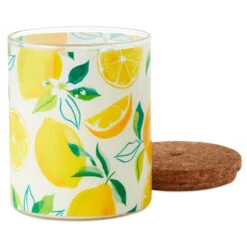 Hallmark Meyer Lemon And Lemon Zest Scented 2-Wick Jar Candle, 14.5 Oz. -Hallmark Shop Meyer Lemon and Lemon Zest Scented Jar Candle 1CND1016 03
