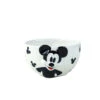 R Squared Disney Mickey Mouse Sculpted Noodle Bowl With Chopsticks -Hallmark Shop Mickey Mouse Black and White Bowl With Chopsticks 4024615 01