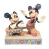 Enesco Jim Shore Disney Mickey Mouse And Minnie Mouse In Hawaii Figurine, 6" -Hallmark Shop Mickey With Guitar and Minnie in Hula Skirt Figurine 6016330 01
