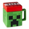 Hallmark Minecraft Creeper Square Mug With Game Sounds, 15 Oz. -Hallmark Shop Minecraft Creeper SquareShaped Mug With Sound 1NIT1022 01