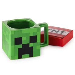 Hallmark Minecraft Creeper Square Mug With Game Sounds, 15 Oz. 8 Hallmark Minecraft Creeper Square Mug With Game Sounds, 15 Oz. -Hallmark Shop Minecraft Creeper SquareShaped Mug With Sound 1NIT1022 03