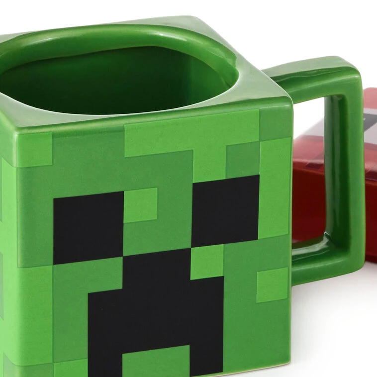 Hallmark Minecraft Creeper Square Mug With Game Sounds, 15 Oz. 6 Hallmark Minecraft Creeper Square Mug With Game Sounds, 15 Oz. - Image 4