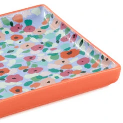 Hallmark Mini Abstract Floral Square Trinket Dish 7 Hallmark Mini Abstract Floral Square Trinket Dish -Hallmark Shop Mini Abstract Floral Square Trinket Dish 1ART1005 03