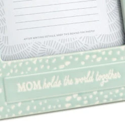Hallmark Mom Holds The World Together Picture Frame, 4x6 -Hallmark Shop Mom Holds the World Together Picture Frame 1CAP1309 03
