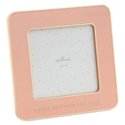 Hallmark Mom's Fan Club Coral Enamel Picture Frame, 4x4