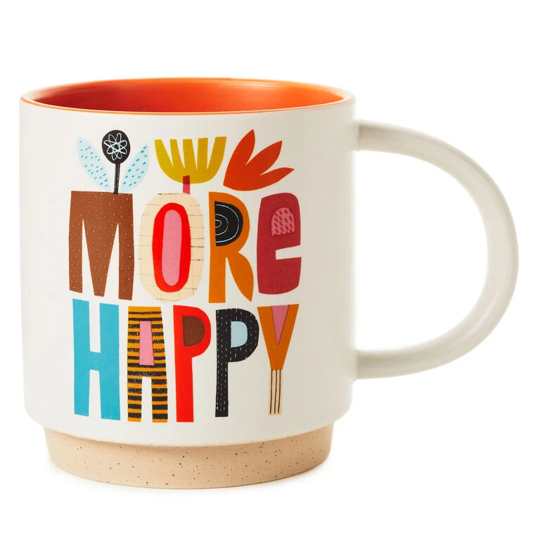 Hallmark More Happy Mug, 16 Oz. 3 Hallmark More Happy Mug, 16 Oz.