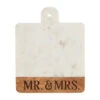 Mud Pie Mr. And Mrs. Marble Serving Board -Hallmark Shop Mr. and Mrs. Marble Cheese Board 42210135 01