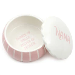 Hallmark Shop -Hallmark Shop Nana Pink Lidded Trinket Dish 1SNN1140 02
