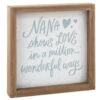 Hallmark Nana Shows Love Framed Quote Sign, 7x7