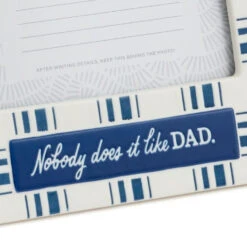 Hallmark Nobody Does It Like Dad Picture Frame, 4x6 -Hallmark Shop Nobody Does It Like Dad Picture Frame 1CAP1310 03