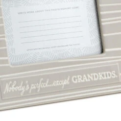Hallmark Nobody's Perfect Except Grandkids Picture Frame, 4x6 -Hallmark Shop Nobodys Perfect Except Grandkids Picture Frame 1CAP1313 03