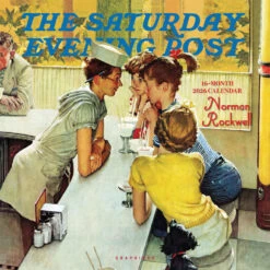 Graphique The Saturday Evening Post 16-Month 2026 Calendar