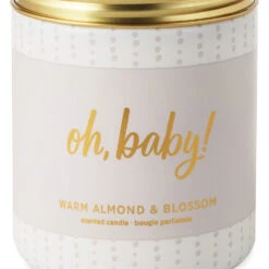 Hallmark Oh Baby Warm Almond And Blossom Scented Jar Candle, 7 Oz. -Hallmark Shop Oh Baby Warm Almond and Blossom Scented Jar Candle 1FCD1020 04