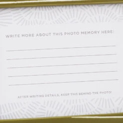 Hallmark Forever Grateful For You Picture Frame, 4x6 -Hallmark Shop Olive Green Striped 4x6 Picture Frame 1CAP1324 05