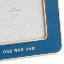 Hallmark One Rad Dad Blue Enamel Picture Frame, 4x4 -Hallmark Shop One Rad Dad Blue Enamel 4x4 Picture Frame 1CAP1335 03