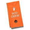 Hallmark Boo Crew Halloween Tea Towel, 18x24 -Hallmark Shop Orange Dish Towel With Halloween Icons 1HGN1587 01