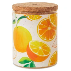 Hallmark Orange And Vanilla Bean Scented 2-Wick Jar Candle, 14.5 Oz.