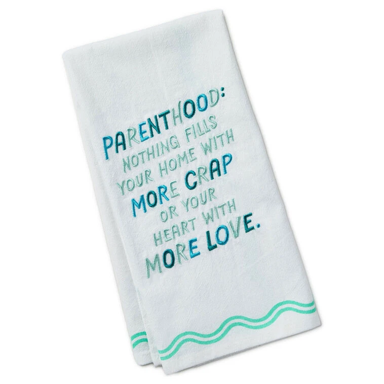 Hallmark Parenthood Funny Tea Towel, 18x26 3 Hallmark Parenthood Funny Tea Towel, 18x26