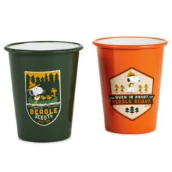 Hallmark Peanuts® Beagle Scouts Drinking Cups, Set Of 4 -Hallmark Shop Peanuts Beagle Scouts Drinking Cup Set 1PAJ3556 03