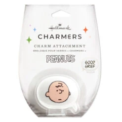 Hallmark Peanuts® Charlie Brown Charmers Word Bubble Silicone Charm -Hallmark Shop Peanuts Charlie Brown Word Bubble Silicone Charm 1PAJ3572 06