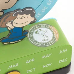 Hallmark Peanuts® Charlie Brown And Lucy Magnetic Perpetual Calendar -Hallmark Shop Peanuts Charlie Brown and Lucy Football Desk Calendar 1PAJ4711 06