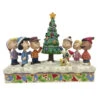 Enesco Jim Shore Peanuts Gang With Light-Up Musical Christmas Tree Figurine, 8" -Hallmark Shop Peanuts Gang LightUp Musical Christmas Tree Figurine 6017231 01