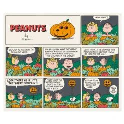 Hallmark Peanuts® Great Pumpkin Comic Strip Throw Blanket, 60x50 -Hallmark Shop Peanuts Great Pumpkin Comic Strip Throw Blanket 1HGN1563 04
