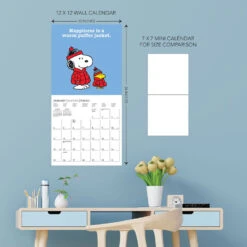 Graphique 2026 Peanuts Happiness Is...16-Month Calendar -Hallmark Shop Peanuts Happiness Is. 2026 Monthly Wall Calendar 9781664844810 05