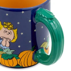 Hallmark Peanuts® Great Pumpkin Scene Mug, 16 Oz. -Hallmark Shop Peanuts Linus Sally and Snoopy in Pumpkin Patch Mug 1HGN1561 03