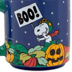 Hallmark Peanuts® Great Pumpkin Scene Mug, 16 Oz. -Hallmark Shop Peanuts Linus Sally and Snoopy in Pumpkin Patch Mug 1HGN1561 04
