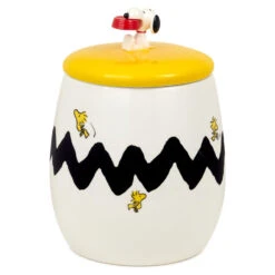 Hallmark Peanuts® Snoopy And Woodstock Cookie Jar With Sound, 10"