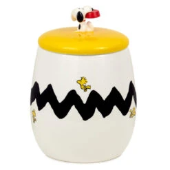 Hallmark Peanuts® Snoopy And Woodstock Cookie Jar With Sound, 10" -Hallmark Shop Peanuts Snoopy and Woodstock Cookie Jar With Sound 1PAJ4712 03