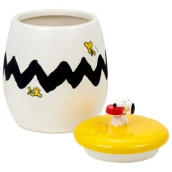 Hallmark Peanuts® Snoopy And Woodstock Cookie Jar With Sound, 10" -Hallmark Shop Peanuts Snoopy and Woodstock Cookie Jar With Sound 1PAJ4712 04