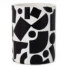 Hallmark Black And White Round Pencil Caddy -Hallmark Shop Pencil Holder Caddy With Geometric Print 3SOM1345 01