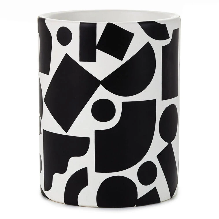 Hallmark Black And White Round Pencil Caddy 3 Hallmark Black And White Round Pencil Caddy