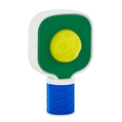 Hallmark Charmers Pickleball Paddle And Ball Silicone Charm, 2" H
