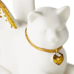 Hallmark Joanne's Angels Cat Figurine, 3" 8 Hallmark Joanne's Angels Cat Figurine, 3" -Hallmark Shop Porcelain Cat Angel Figurine With Gold Accents 1JOA2252 03