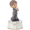 Precious Moments Holy Communion Boy Musical Figurine, 6" 1 Precious Moments Holy Communion Boy Musical Figurine, 6" -Hallmark Shop Precious Moments Communion Boy Musical Figurine 212103 01