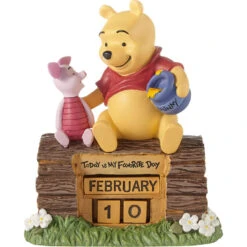 Precious Moments Disney Winnie The Pooh Perpetual Calendar, 5.5"