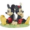Precious Moments Disney Mickey Mouse And Minnie Mouse Holding Hands Figurine, 3.9" -Hallmark Shop Precious Moments Mickey and Minnie Mouse Figurine 232701 01