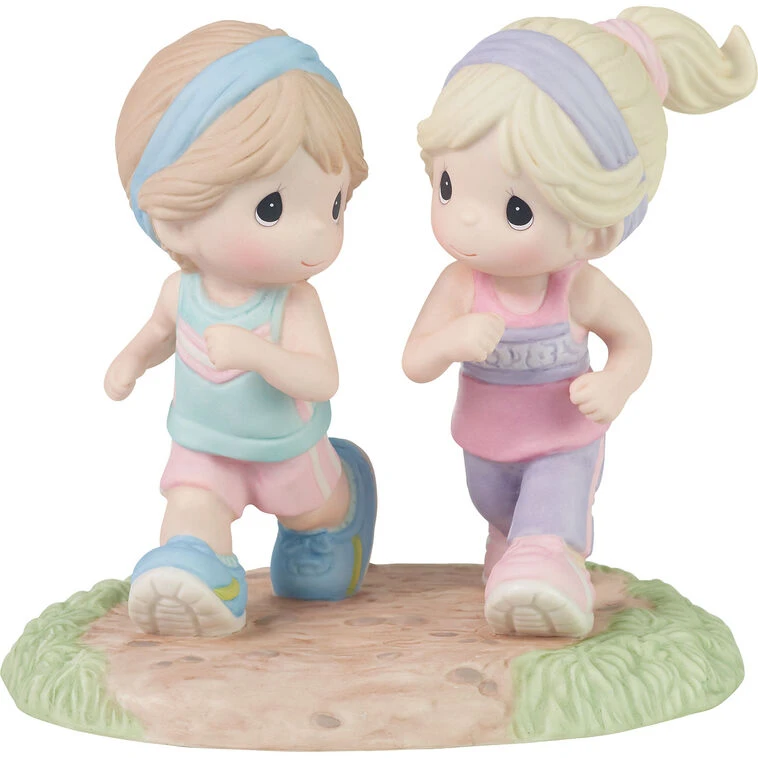 Precious Moments Find Your Happy Pace Figurine, 5.1" 3 Precious Moments Find Your Happy Pace Figurine, 5.1"