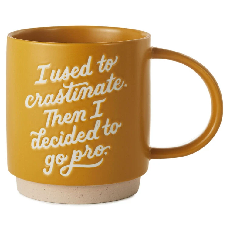 Hallmark Procrastinate Funny Mug, 16 Oz. 3 Hallmark Procrastinate Funny Mug, 16 Oz.