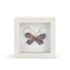 Demdaco Beautiful Soul Purple Butterfly Small Shadow Box Wall Decor, 4" 1 Demdaco Beautiful Soul Purple Butterfly Small Shadow Box Wall Decor, 4" -Hallmark Shop Purple Butterfly in White Shadow Box 1004920025 01