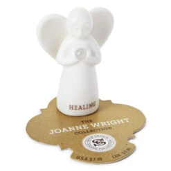 Hallmark Quartz Angel Of Healing Mini Angel Figurine, 2" -Hallmark Shop Quartz Angel of Healing Mini Angel Figurine 1JOA2114 03