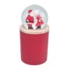 Red Peppermint Scented Santa And Mrs. Claus Snow Globe Candle -Hallmark Shop Red Peppermint Candle Santa and Mrs. Claus Snow Globe HMSNWGLB2 01