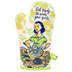 Blue Q Undo Your Pants Funny Oven Mitt