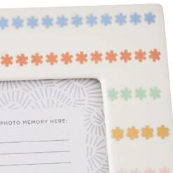 Hallmark Best Day Ever Picture Frame, 4x6 -Hallmark Shop Rows of Colorful Flowers 4x6 Picture Frame 1CAP1328 03