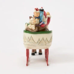 Enesco Jim Shore Rudolph Pulling Santa In Sleigh Figurine, 5" 11 Enesco Jim Shore Rudolph Pulling Santa In Sleigh Figurine, 5" -Hallmark Shop Rudolph the RedNosed Reindeer and Santa Figurine 6017194 05